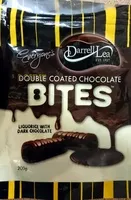 Mängden socker i Double Coated Chocolate Bites - Liquorice with Dark Chocolate
