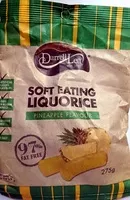 Mängden socker i Soft Eating Liquorice - Pineapple Flavour