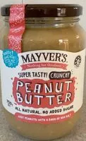 Mängden socker i Mayver’s Crunchy Peanut Butter