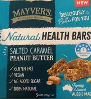 Mängden socker i Natural Health Bar - Salted Caramel Peanut Butter