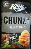 Mängden socker i Chunky Flamed Steak Thick Cut Chips