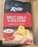 Mängden socker i Sweet chilli & sour cream chips