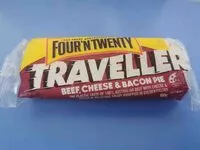 Mängden socker i Traveller beef, cheese & bacon pie