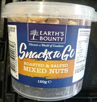 Mängden socker i Roasted & Salted Mixed Nuts