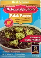 Mängden socker i Palak Paneer