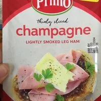 Mängden socker i Champagne Leg Ham Slice