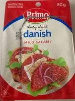 Mängden socker i Danish mild salami