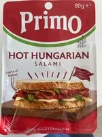 Mängden socker i Primo salami
