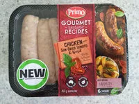 Mängden socker i Gourmet Sausage Recipes Chicken with Sun-dried Tomato & Basil