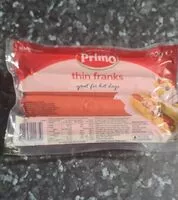 Mängden socker i Thin Franks