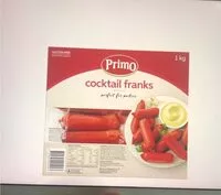 Mängden socker i Cocktail franks
