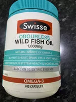 Mängden socker i Odourless wild fish oil