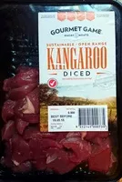 Mängden socker i Sustainable Open Range Kangaroo Diced