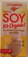 Mängden socker i Organic Nature's Soy Milk No Added Caned Sugar Original