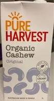 Mängden socker i Pure Harvest Organic Cashew