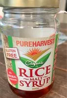 Mängden socker i Organic rice malt syrup