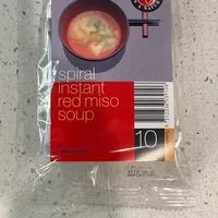 Mängden socker i Instant red miso soup