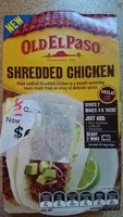 Mängden socker i Old El Paso Shredded Chicken