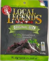 Mängden socker i Biltong