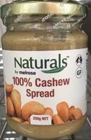 Mängden socker i 100% Cashew Spread