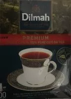 Mängden socker i Dilmah Pure Ceylon 100 Tea Cup Bags
