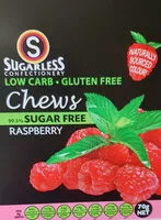 Mängden socker i Chews raspberry