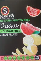 Mängden socker i Chews citrus fruits