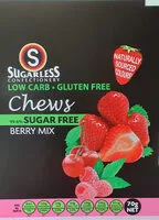 Mängden socker i Berry Nat Fruit Juice Chews