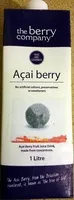 Mängden socker i Acai Berry Juice Drink