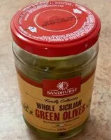 Mängden socker i Whole sicilian green olives
