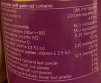 Mängden socker i Vita gummies