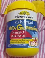 Mängden socker i Vita Gummies Omega-3 DHA fish Oil
