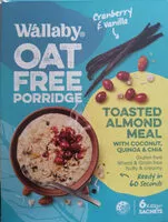 Mängden socker i Oat free porridge