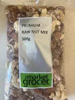 Mängden socker i premium raw nut mix