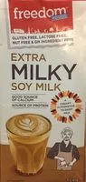 Mängden socker i Freedom Foods Extra Milky Soy Milk 12X1L