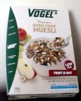 Mängden socker i Premium Oven Crisp Muesli Fruit & Nut