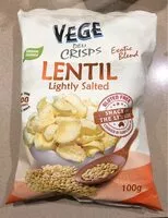 Mängden socker i Vege deli crips lentil