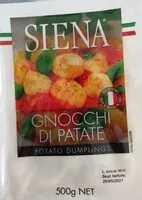 Mängden socker i Sienna gnocchi di patate