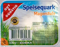 Mängden socker i Speisequark Magerstufe