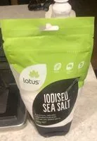 Mängden socker i Iodised sea salt