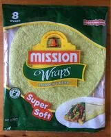 Mängden socker i Wraps Spinach & Herbs