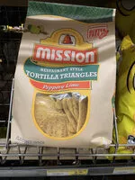 Mängden socker i Mission tortilla triangles peppery lime