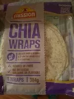 Mängden socker i Chia Wraps