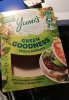 Mängden socker i Green goodness veggie burgers