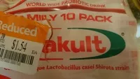 Mängden socker i Yakult
