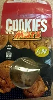 Mängden socker i Cookies with Mars