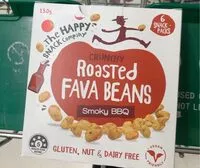 Mängden socker i roasted fava beans smokey bbq