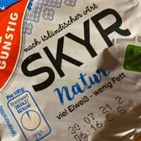 Mängden socker i Skyr