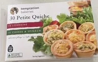 Mängden socker i 30 Petite Quiche