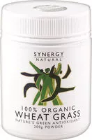 Mängden socker i Synergy Natural Organic Wheatgrass Whole Leaf Powder 200G